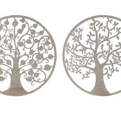 WALL DECORATION METAL 100X1X100 TREE 2 ASSORTED. DP176253