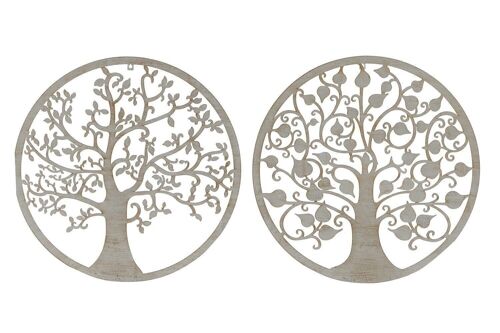 DECORACION PARED METAL 60X1X60 ARBOL 2 SURT. DP176254