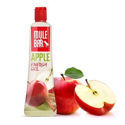 Veganes Energiegel mit wiederverschließbarer Kappe 37g: Apfel