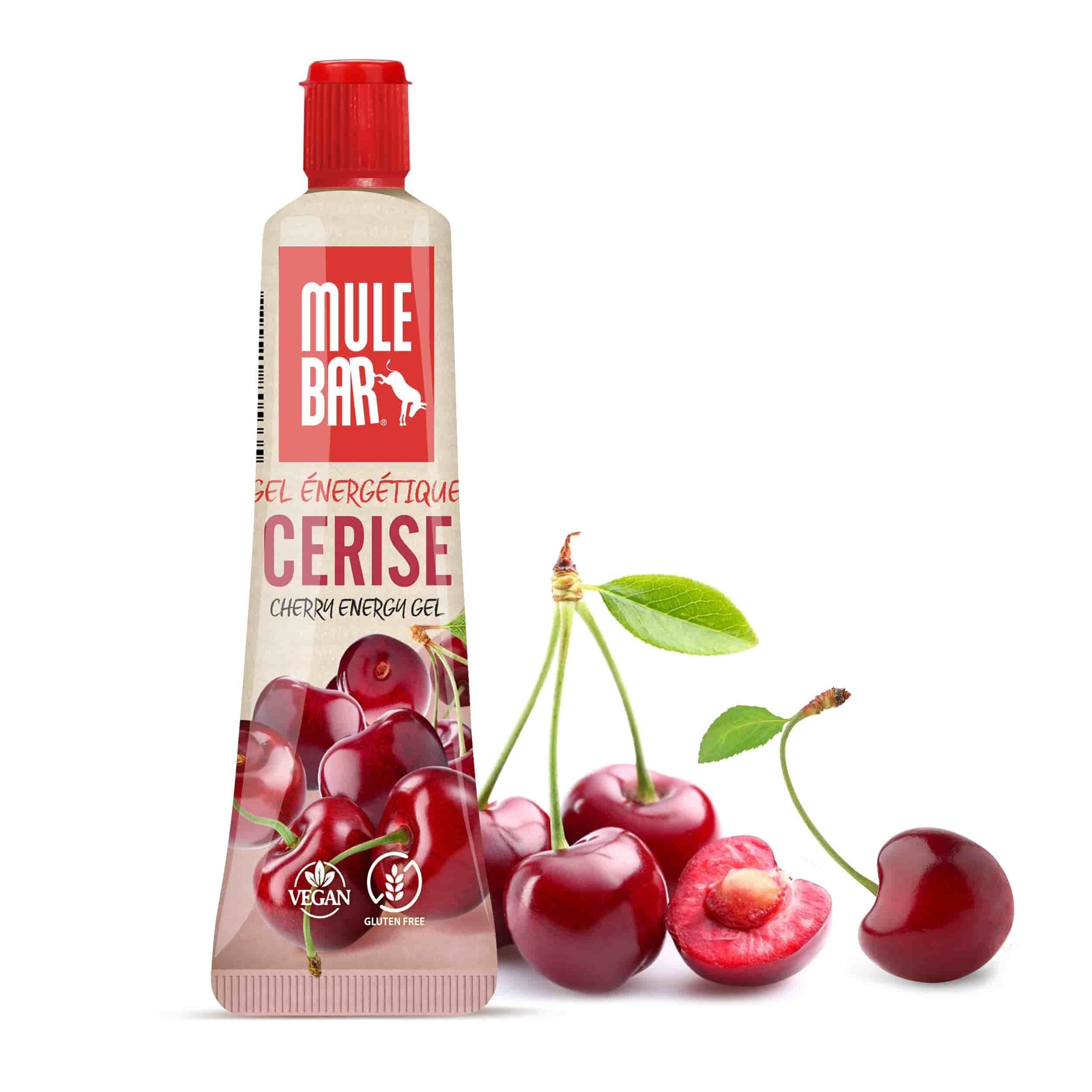 Vegan energy gel with resealable cap 37g: Cherry