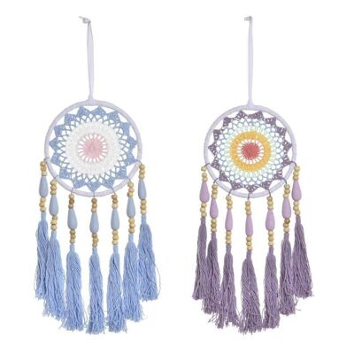 POLYESTER DREAMCATCHER 16X1X52 HÄKELN 2 SORTIMENTE. DH197399