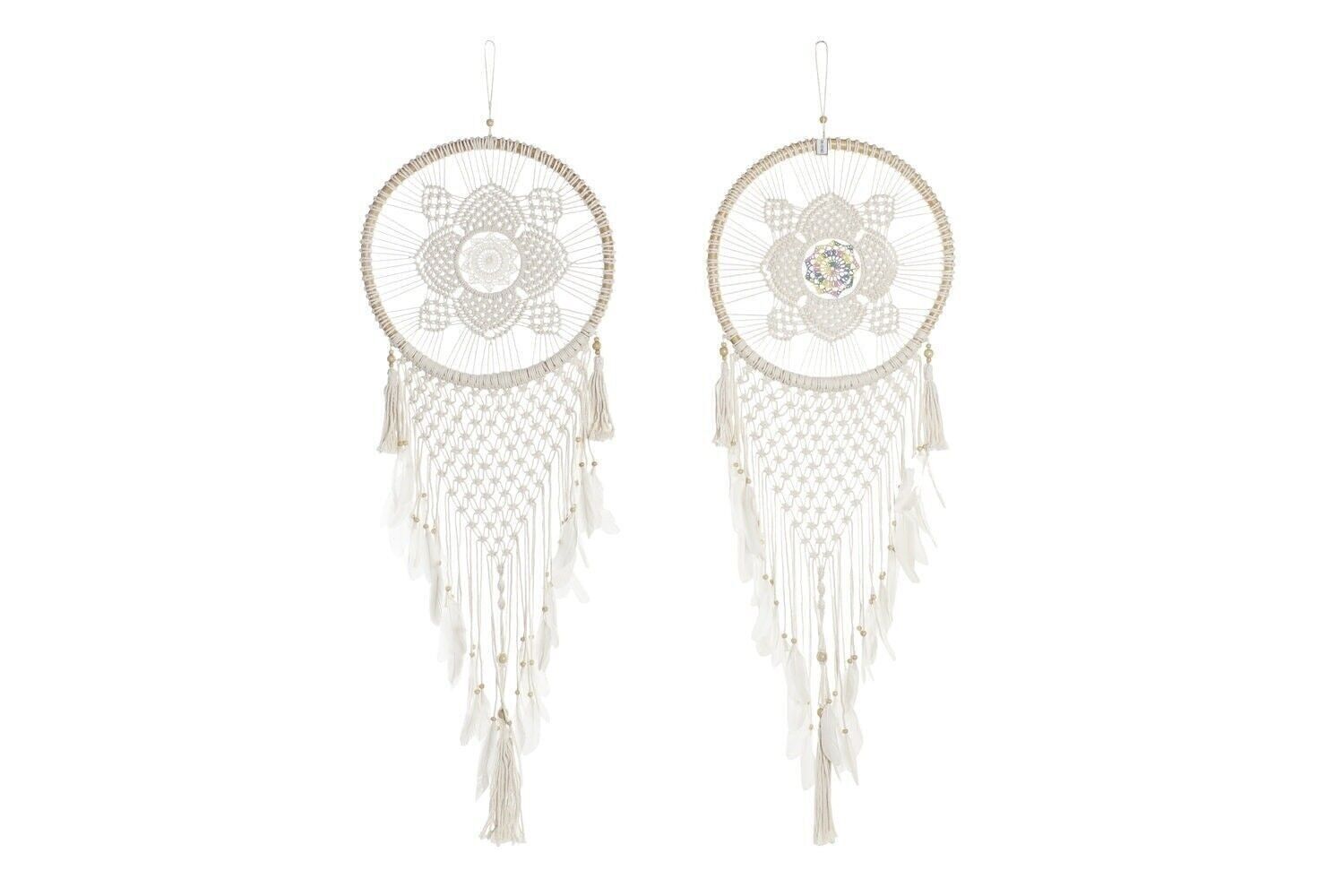 ATRAPASUEÑOS RATAN ALGODON 40X2X135 PLUMAS 2 SURT. DH197403