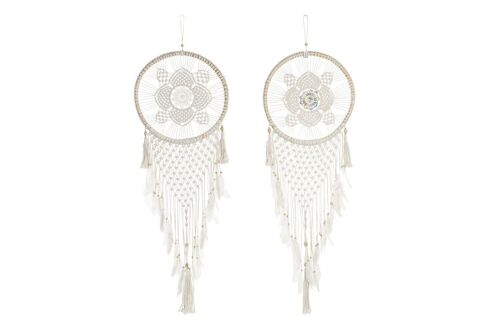 ATRAPASUEÑOS RATAN ALGODON 40X2X135 PLUMAS 2 SURT. DH197403