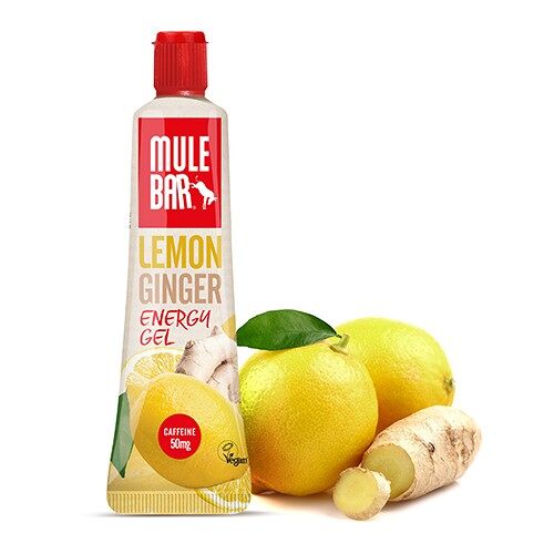 Gel énergétique vegan avec bouchon refermable 37g : Citron