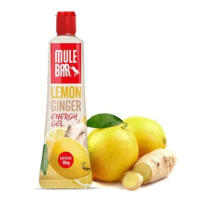 Vegan energy gel with resealable cap 37g: Lemon