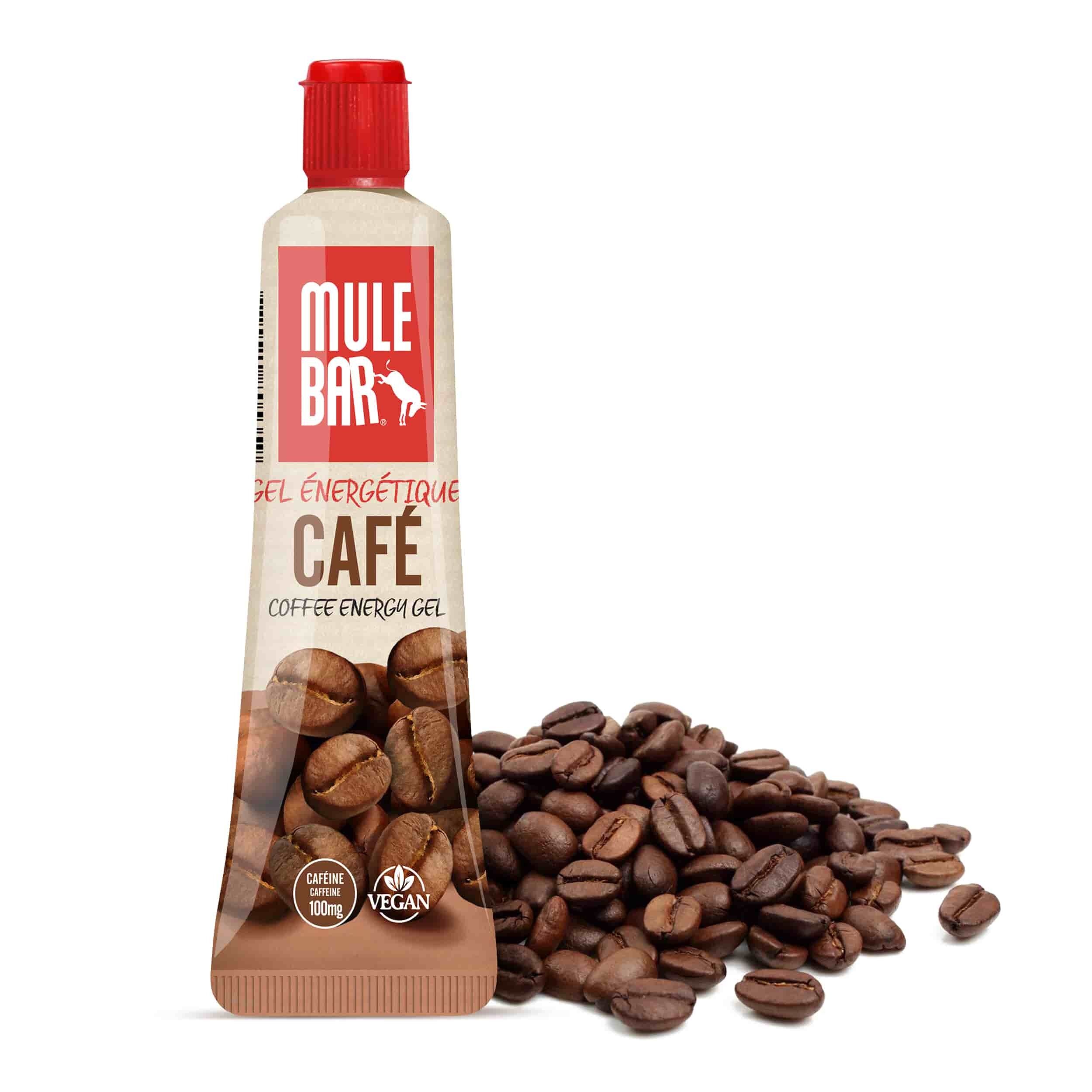 Vegan energy gel with resealable cap 37g: Coffee