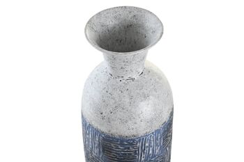 VASE METAL 15X15X50 MOSAIQUE BICOLORE JR206531 3