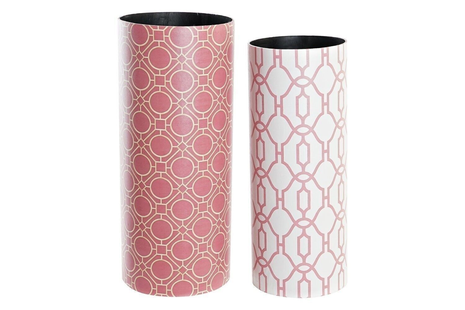 SET 2 PORTAOMBRELLI TELA LEGNO 23X23X54,5 ARANCIO LD195390