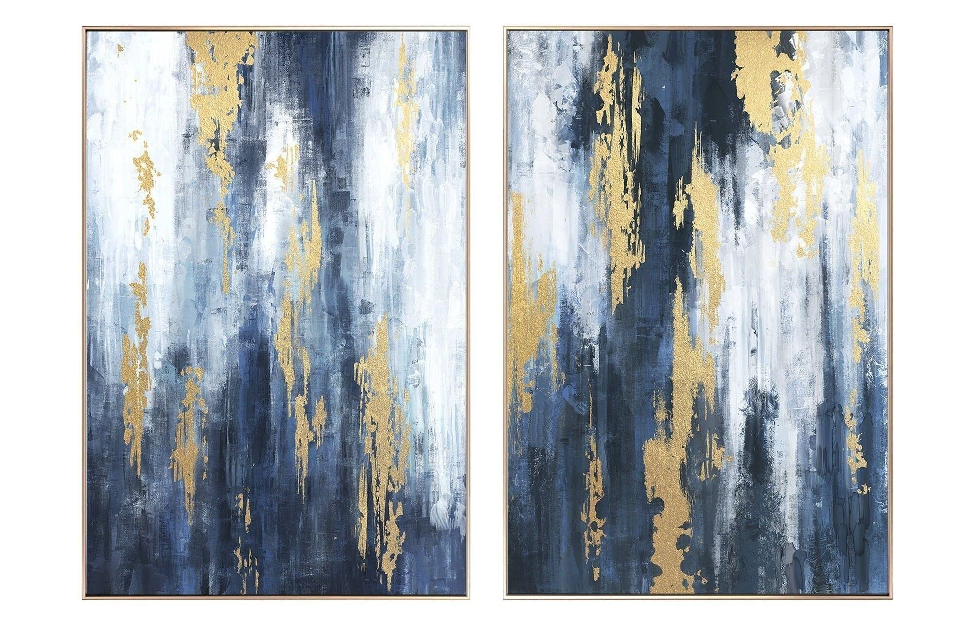 QUADRO IN VETRO 80X2,5X120 ASTRATTO 2 ASSORTIMENTI. CU207991