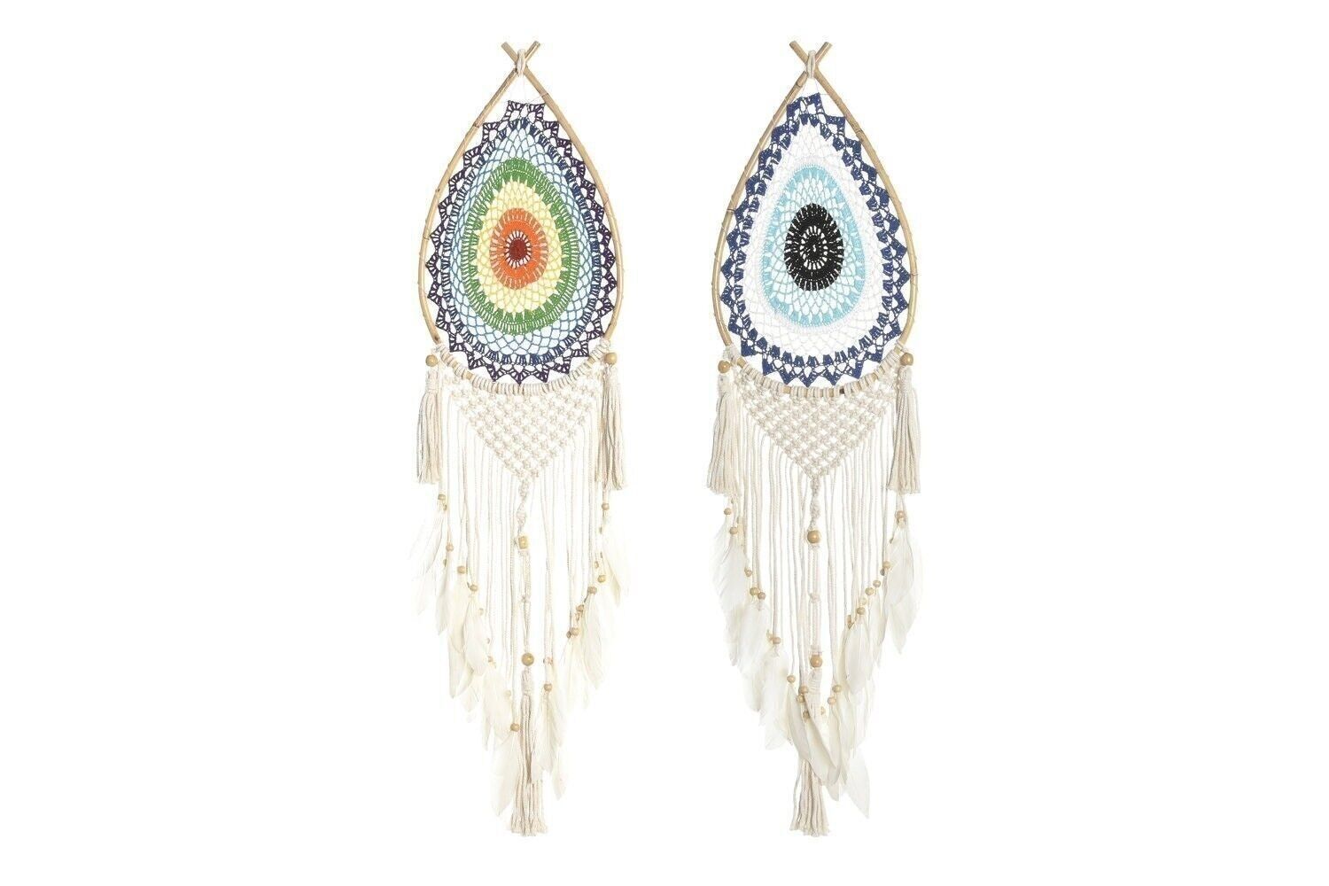 ATRAPASUEÑOS RATAN ALGODON 26X1X110 PLUMAS 2 SURT. DH197409