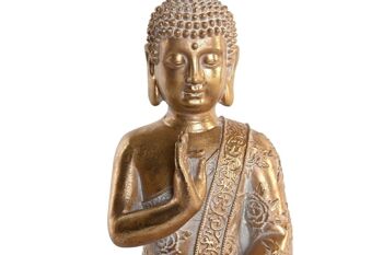 FIGURINE EN RÉSINE 13.4X10.3X24.3 BOUDDHA 2 ASSORTIMENTS. FD203442 3