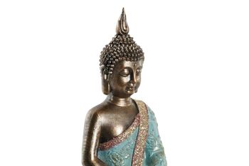 FIGURINE EN RÉSINE 13.8X10.3X24.3 BOUDDHA 2 ASSORTIMENTS. FD203443 2