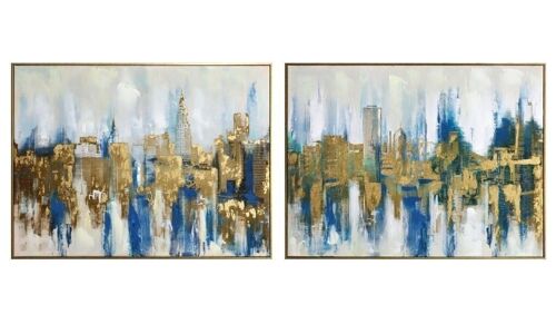 CUADRO LIENZO PS 80X3,5X60 NEW YORK 2 SURT. CU208070