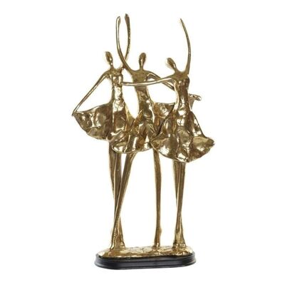 FIGURA RESINA 25X9,8X44,5 BAILARINAS DORADO FD196324