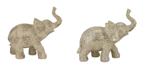 FIGURA RESINA 22,7X11X20,8 ELEFANTE 2 SURT. FD203733