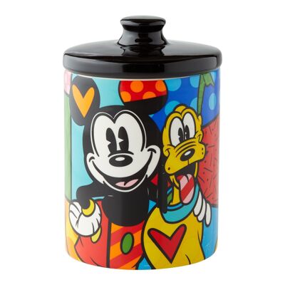 Mickey Mouse and Pluto Cookie Jar Small by Disney Britto