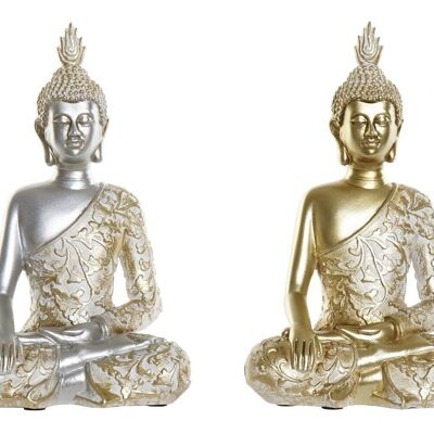 FIGURA IN RESINA 18X11X28 BUDDHA 2 ASSORTIMENTI. FD190689