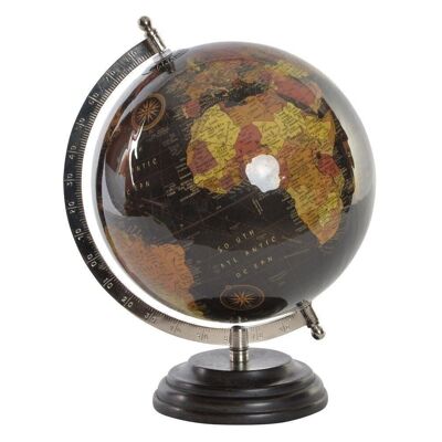 GLOBE PLASTIQUE BOIS 20X28 20 NOIR DH152327