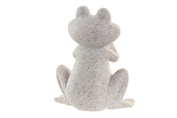 FIGURINE EN RÉSINE 7X5,5X9 GRENOUILLE 3 ASSORTIMENTS. FD203768 3