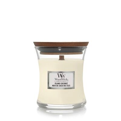 Wood Wick Candle Island Coconut Mini Hourglass