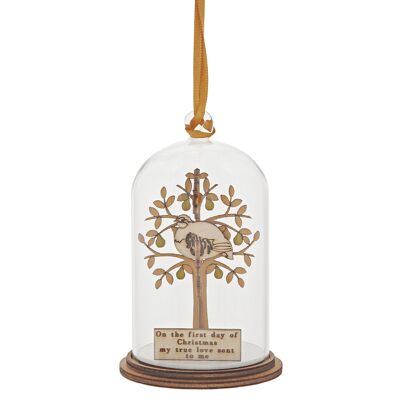 Partridge in a Pear Tree Hanging Ornament - Kloche