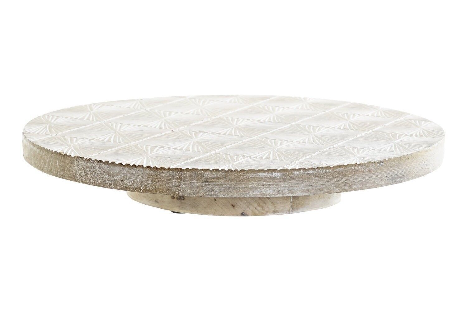 DECORAZIONE MANGO 38X38X5,7 BIANCO CENTRO TAVOLA PC185454