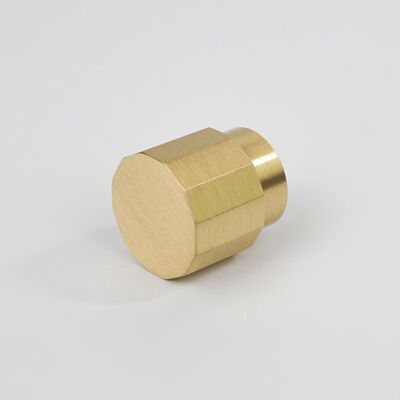 HOLST 12 sided Knob - Solid Brass - 25mm