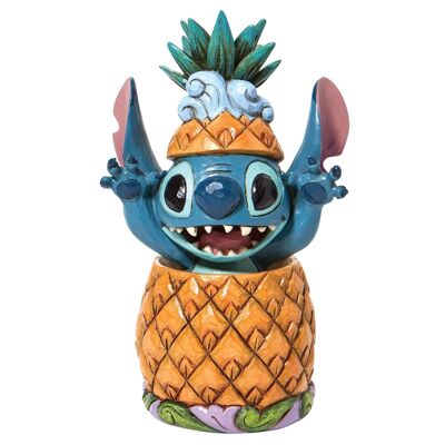 Pineapple Pal (Stitch in a Pineapple Figurine) - Disney Traditions by Jim Shore