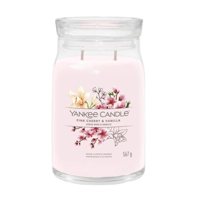 Pink Cherry & Vanilla Large Jar Yankee Candle
