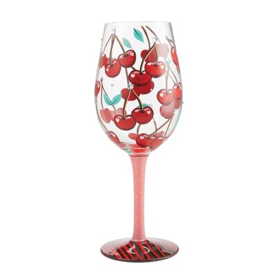 Mon Cherry Wine Glass by Lolita
