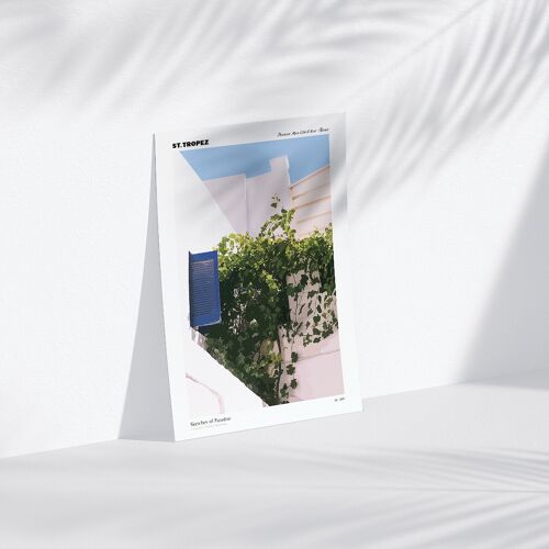 St. Tropez - 'Paradise Prints' Wall Poster (A3 - Glossy)