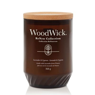 Lavender & Cypress Renew Large Candle by WoodWick