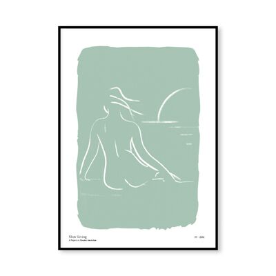 Slow Living VI - Poster da parete "Paradise Prints" (A4 - Lucido)