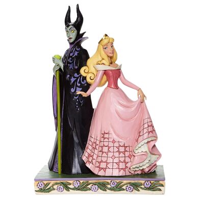 Sorcery and Serenity - Sleeping Beauty Aurora and Maleficent Figurine - Disney Traditions by Jim Shore