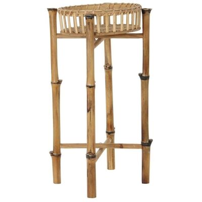 JARDINIÈRE BAMBOU 32X32X55,5 NATUREL MB181117