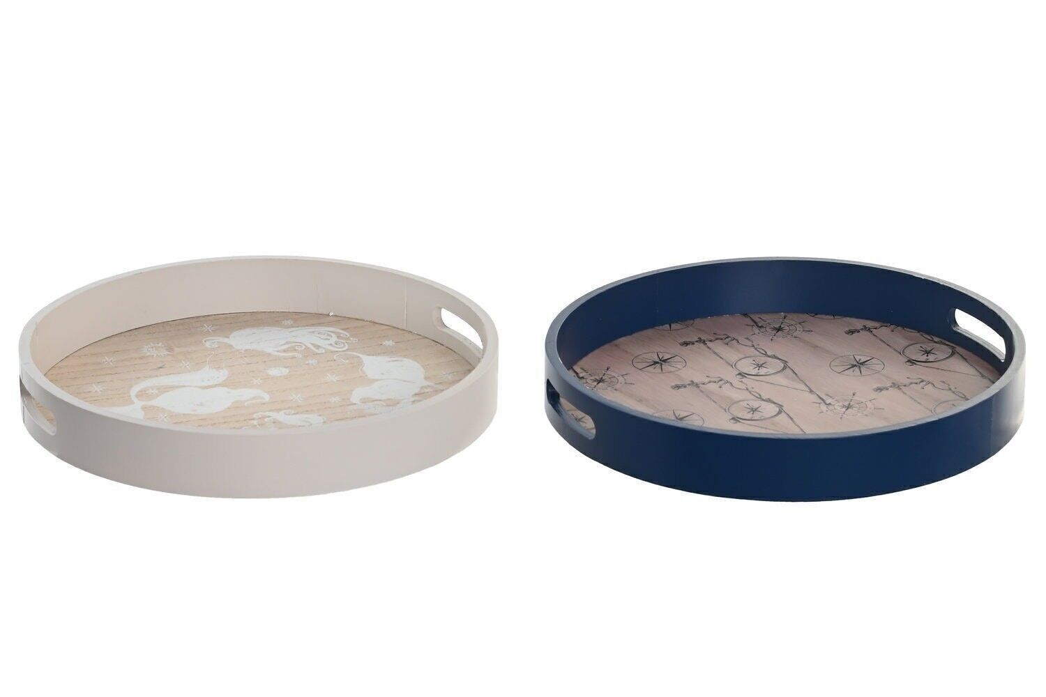 VASSOIO IN MDF 35X35X5 2 ASSORTIMENTI. PC204231