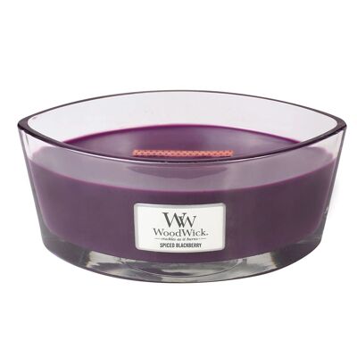 Spiced Blackberry Ellipse Wood Wick Candle