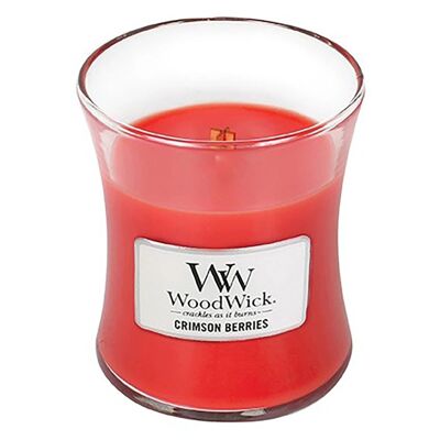 Spiced Cranberry Medium Hourglass Wood Wick Candle