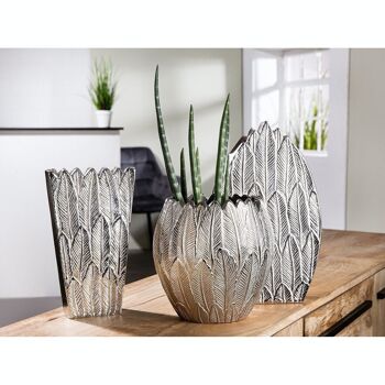 Vase en aluminium "Plume" 2