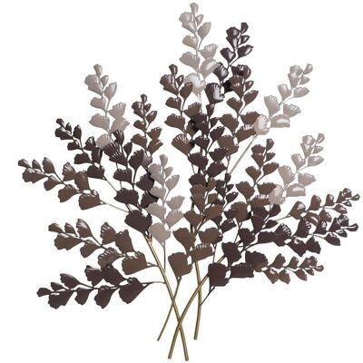 WALL DECORATION METAL 75,6X7X80 BEIGE BRANCHES DP204673