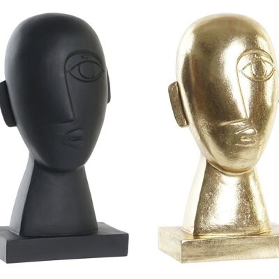 RESIN FIGURE 14,5X10,5X27,5 ABSTRACT FACE 2 SURT FD199104