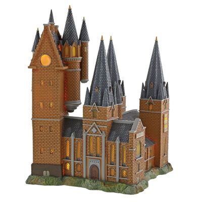 Hogwarts Astronomy Tower Illuminated Model Building- Harry Potter Village by D56