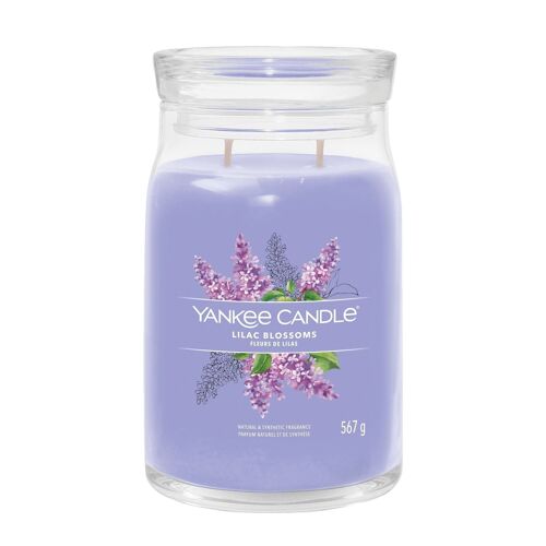 Compra Yankee Candle en tarro grande con diseño de flores lilas al por mayor