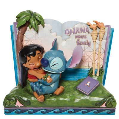 Lilo and Stitch Story Book Figurine - Disney Traditions by Jim Shore