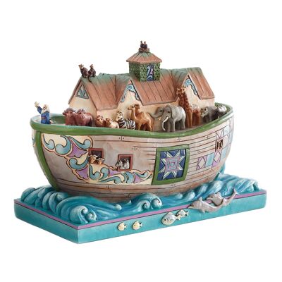 Set Sail With Faith That Doesn't Fail (Noahs Ark Masterpiece Figurine) - Heartwood Creek by Jim Shore