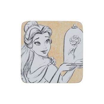 Love Blooms (Belle Coaster Lot de 4) par Disney Home 3