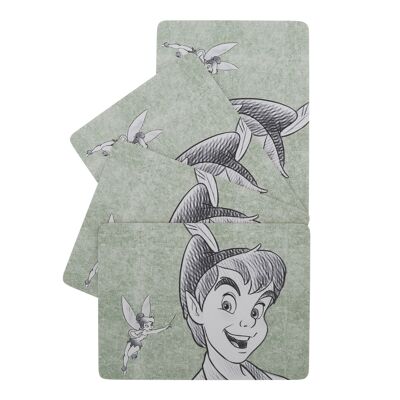 Never Grow Up ( Peter Pan Placemats set of 4) - Disney Home Collection