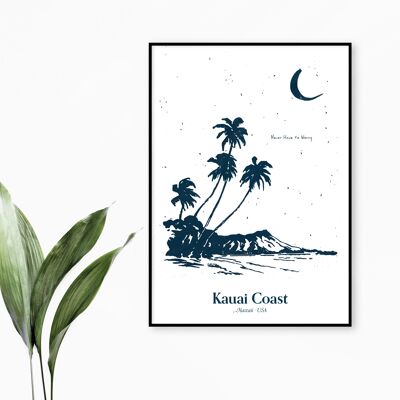 Kauai CoastA4 GLOSSY