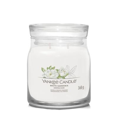 White Gardenia Signature Medium Jar Yankee Candle