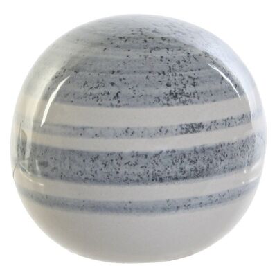 DECORATION BALL STONEWARE 9X9X9 WHITE LD176902